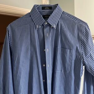 Nordstrom Trim Fit Blue Button-down